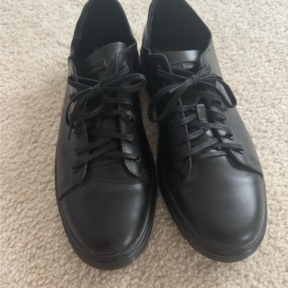 Dr. Martens Black Leather Sneakers